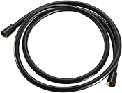 Allen Brau Infinity Душевой шланг 100 см, с пластиковой оплеткой, цвет: черный матовый 5.21023-31