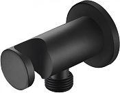 Allen Brau Priority Шланговое подключение с держателем 5x10,9x6h см, цвет: черный матовый 5.31015-31