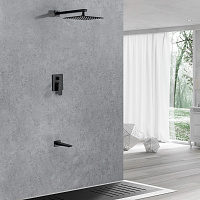 Allen Brau Infinity Излив для ванны 17,3 см, цвет: черный матовый 5.21020-31