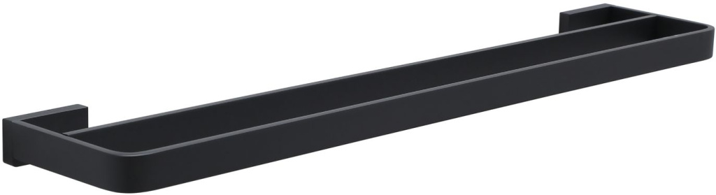 Allen Brau Infinity Полотенцедержатель двойной подвесной 60 см цвет: черный матовый 6.21013-31