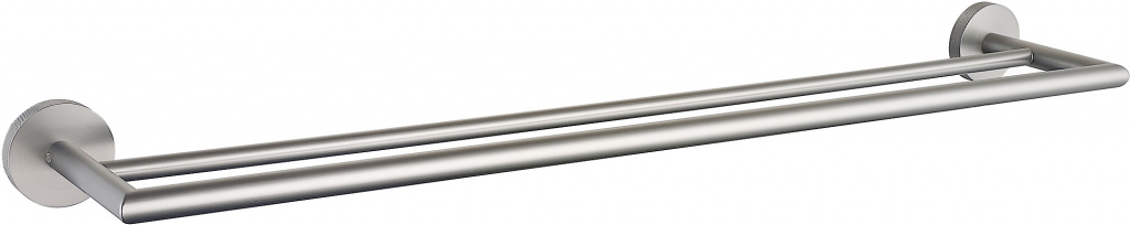 Allen Brau Priority Полотенцедержатель двойной подвесной 61,4 см, цвет: никель брашированный 6.31012-BN