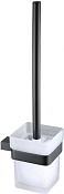 Allen Brau Infinity Ершик для унитаза подвесной, колба из матового стекла, цвет: черный матовый 6.21008-31