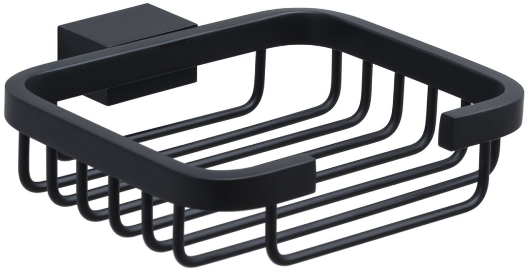 Allen Brau Infinity Мыльница подвесная 11,9x10x3,4h см, цвет: черный матовый 6.21005-31