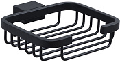 Allen Brau Infinity Мыльница подвесная 11,9x10x3,4h см, цвет: черный матовый 6.21005-31