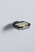 Allen Brau Infinity Мыльница подвесная 11,9x10x3,4h см, цвет: черный матовый 6.21005-31