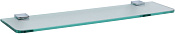 Allen Brau Infinity Полка стеклянная 50x11,5x2h см, цвет: хром 6.21012-00