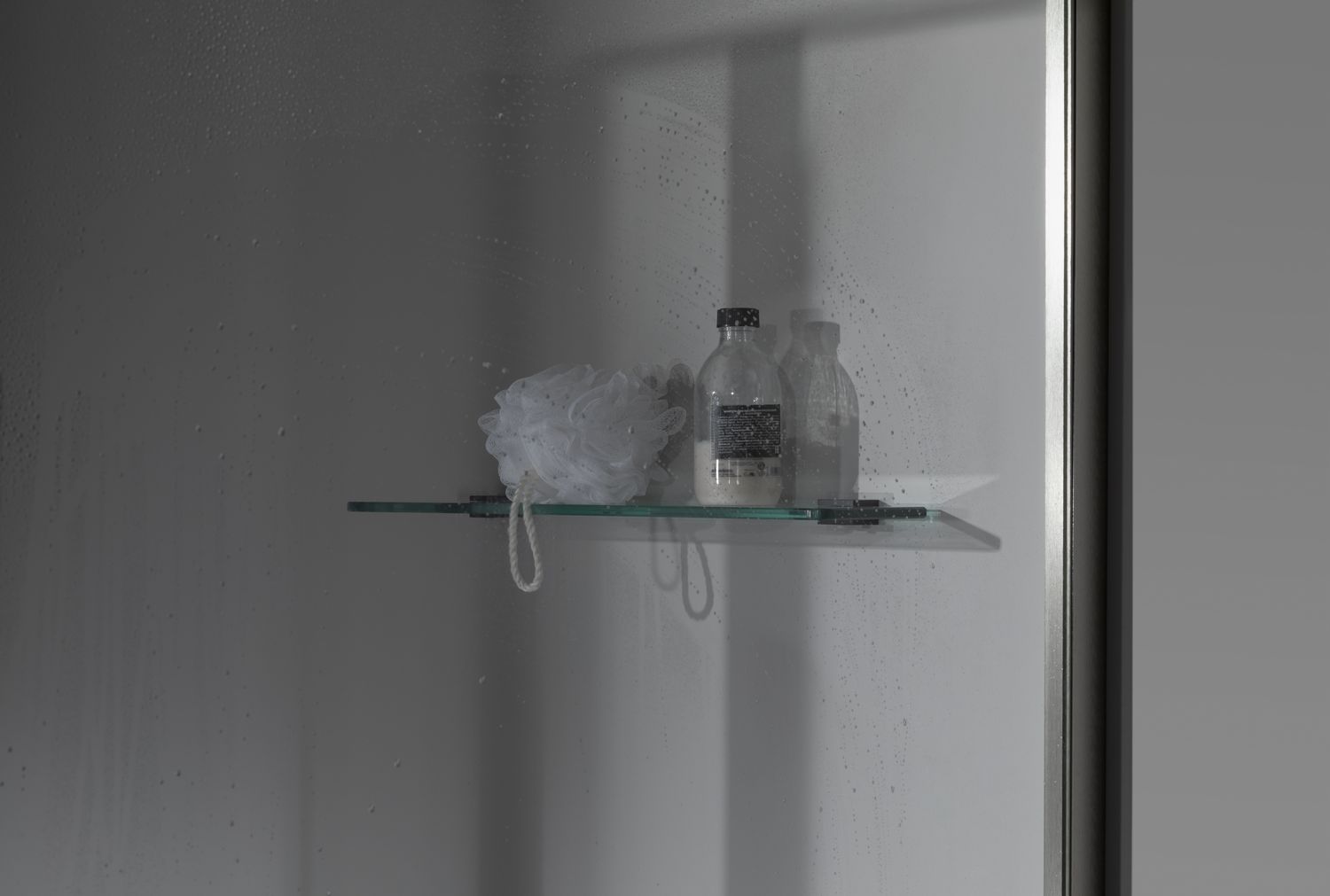 Allen Brau Infinity Полка стеклянная 50x11,5x2h см, цвет: черный матовый 6.21012-31