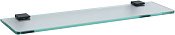Allen Brau Infinity Полка стеклянная 50x11,5x2h см, цвет: черный матовый 6.21012-31