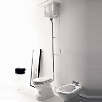 Kerasan Retro Чаша для унитаза, без крепления, сиденья и бачка, цвет: Bianco lucido 101001