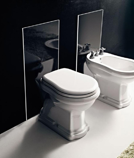 Kerasan Retro Чаша для унитаза, без крепления, сиденья и бачка, цвет: Bianco lucido 101101