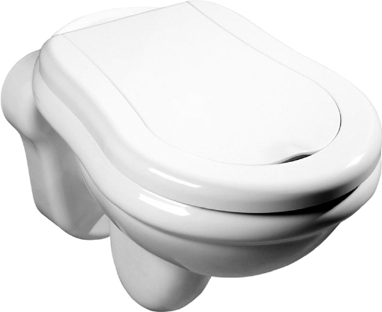 Kerasan Retro Унитаз подвесной 52x38 см, без крышки, цвет: Bianco lucido 101501