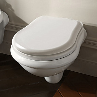 Kerasan Retro Унитаз подвесной 52x38 см, без крышки, цвет: Bianco lucido 101501