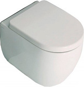 Kerasan Flo Унитаз приставной 52x36 см, с креплением, без сидения, цвет: Bianco lucido 311601