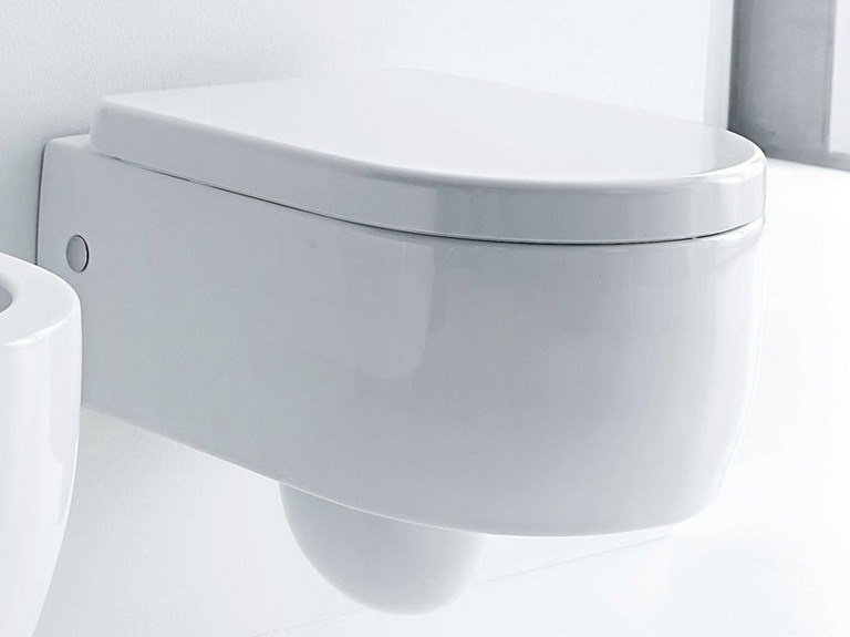 Kerasan Flo Унитаз подвесной 50x36 см, без сиденья, цвет: Bianco lucido 311501