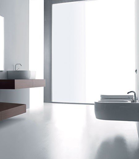 Kerasan Flo Унитаз подвесной 50x36 см, без сиденья, цвет: Bianco lucido 311501