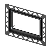 Tece Монтажная рамка для монтажа на уровне стены, цвет: черный 9240647