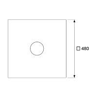 Tece Drainpoint S Гидроизоляционная манжета для композитных гидроизоляционных материалов 48х48 см 3690004
