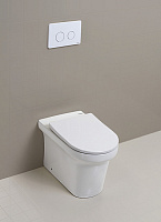 Крышка-сиденье BelBagno  с микролифтом, петли хром BB2031SC