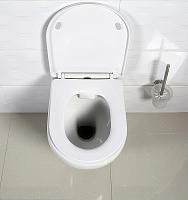 Крышка-сиденье BelBagno  с микролифтом, петли хром BB2031SC