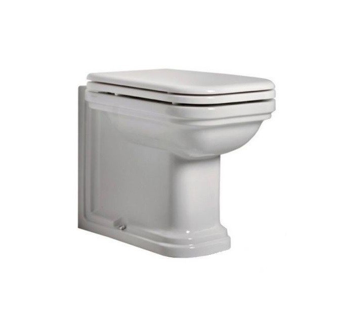 Kerasan Waldorf Унитаз приставной 55x37 см, выпуск пристенный, цвет: Bianco lucido 411801