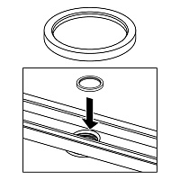 Tece Profil Уплотняющее кольцо для стакана 668012