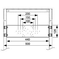 Tece Profil Монтажная пластина для монтажа скрытых и внешних фитингов 9020041