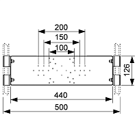 Tece Profil Монтажная пластина для фитингов 9020040
