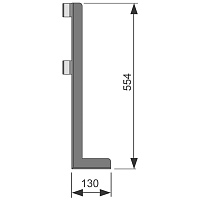 Tece Profil Опора для отдельностоящих перегородок 9030017
