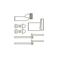 Tece Profil Монтажный комплект для изменения высоты установки унитаза 9880073