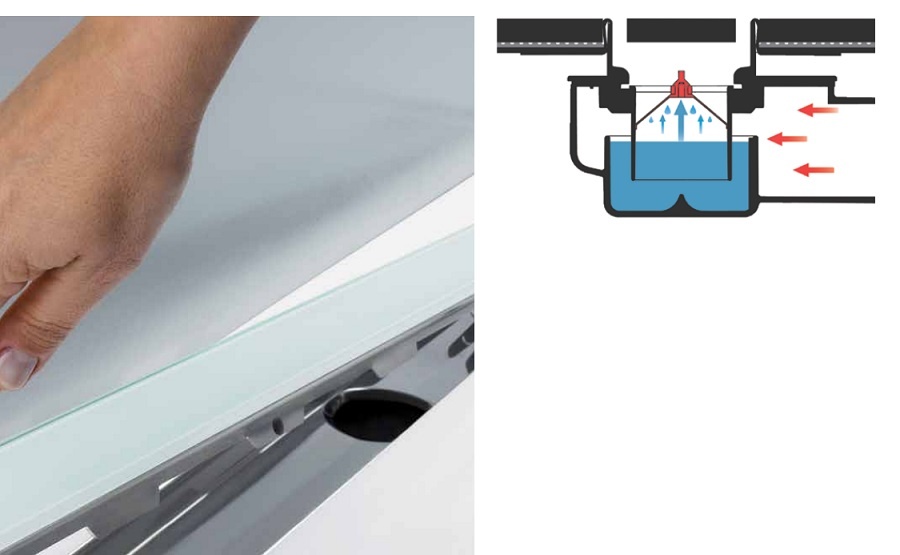 Tece Drainline Стакан с мембраной для сифона низкий 660015