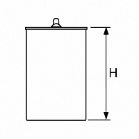 Tece Drainline Стакан с мембраной для сифона низкий 660015