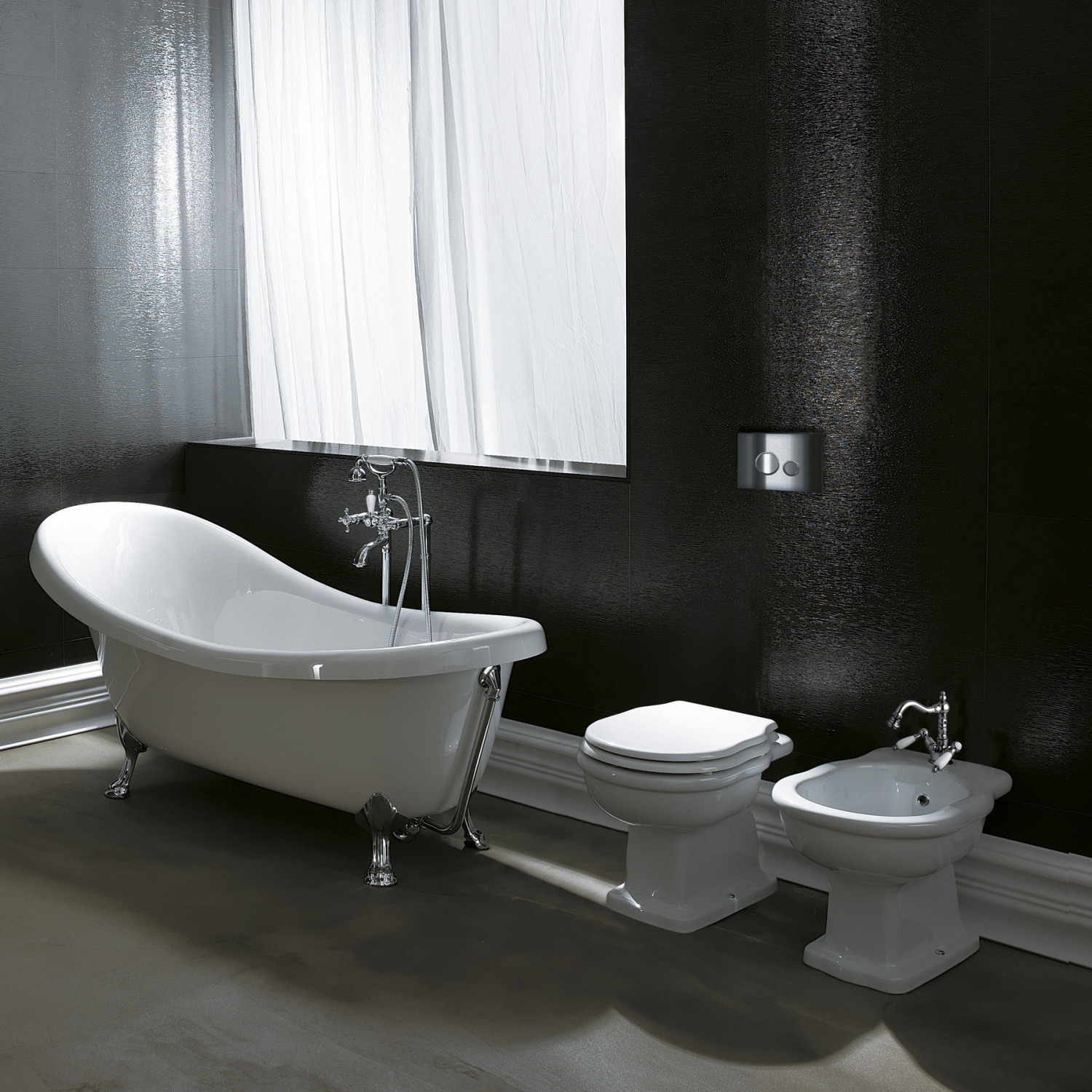 Belbagno Boheme Чаша приставного унитаза 55х21,5х40h, цвет: белый BB115CB