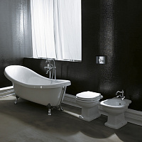 Belbagno Boheme Чаша приставного унитаза 55х21,5х40h, цвет: белый BB115CB