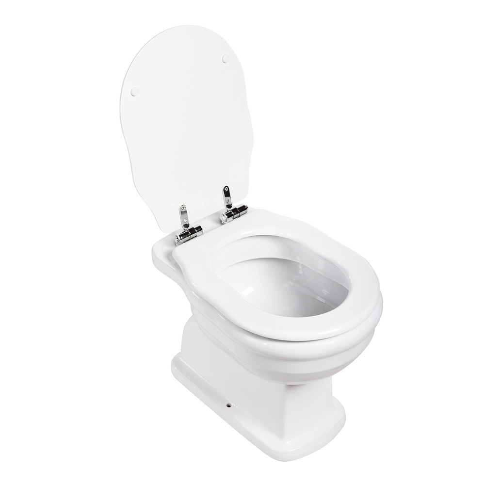 Belbagno Boheme Чаша приставного унитаза 55х27х38,5h, цвет: белый BB115CBS