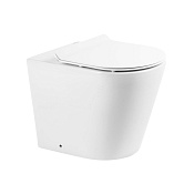 Belbagno Flay-R Чаша приставного унитаза 42,5х31х44,5h, цвет: белый BB1003CBR