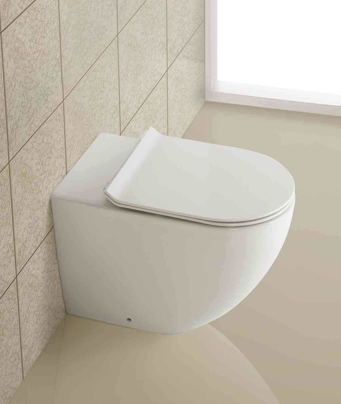 Belbagno Sfera-R Чаша приставного унитаза 57х30х41h, цвет: белый BB2141CBR