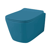 ArtCeram A16 Унитаз подвесной безободковый 36x52 см, цвет: blue avio ASV003 38 00