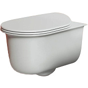 ArtCeram Chic Унитаз подвесной безободковый 38x53 см, цвет: matt white CHV001 05 00
