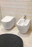 Cielo Fluid Сиденье для унитаза, цвет: глянцевый белый CPVFLT