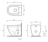 Cielo Fluid Сиденье для унитаза, цвет: глянцевый белый CPVFLT