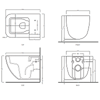 Cielo Shui Comfort Сиденье для унитаза, микролифт, цвет: Basalto CPVSHCOTFBA