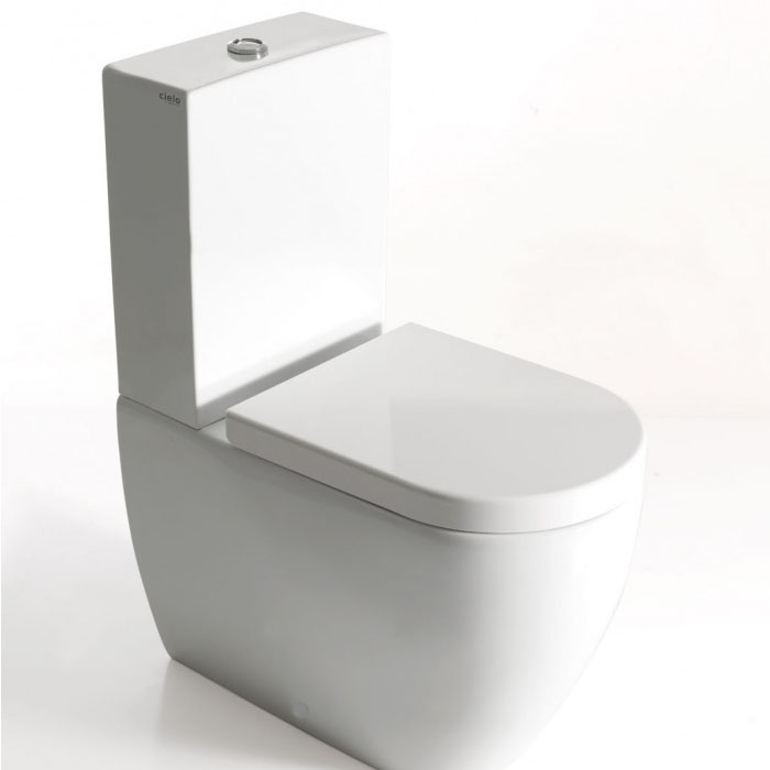 Cielo Windsor Механизм двойного смыва для моноблочного унитаза, хром FM