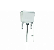 Burlington Classic Бачок слива высокий с механизмом и цепочкой, цвет: белый глянцевый T59 WHI