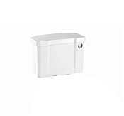 Burlington Regal Бачок с кнопкой и сливным механизмом, цвет: белый/хром глянцевый C2