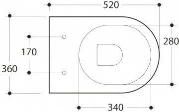 Kerasan Flo Крышка-сиденье Slim для унитаза, с микролифтом, крепление хром, цвет: Bianco matt 319130