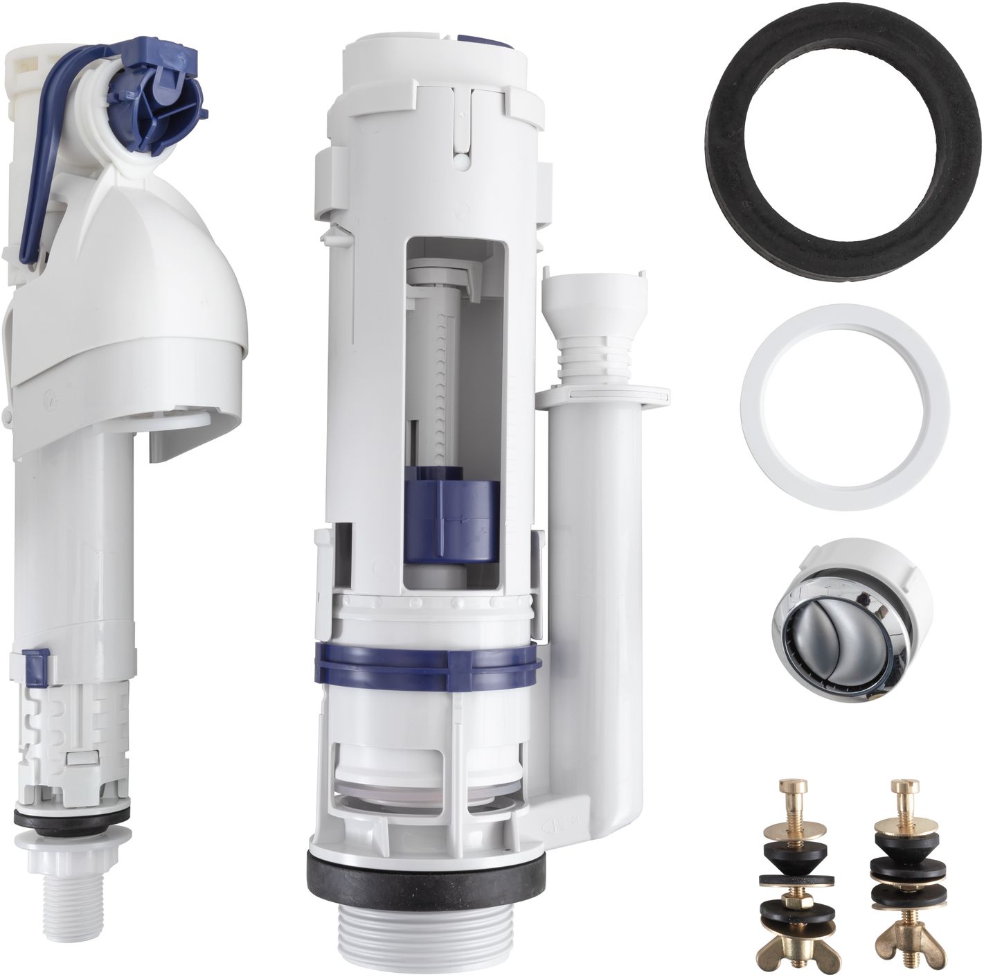 Allen Brau Infinity Бачок для унитаза с механизмом смыва 35,5x16,7x45h см, цвет: белый глянцевый 4.21002.20