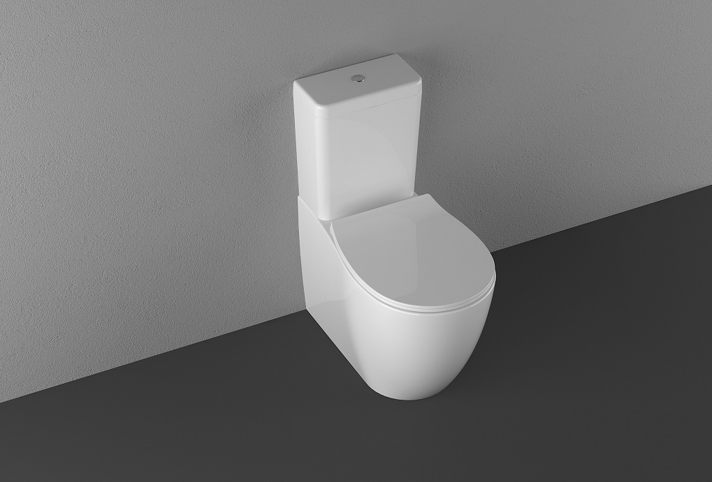 Allen Brau Fantasy Чаша напольного унитаза 36,3x65 см каскадный смыв, цвет: белый глянцевый 4.11009.20