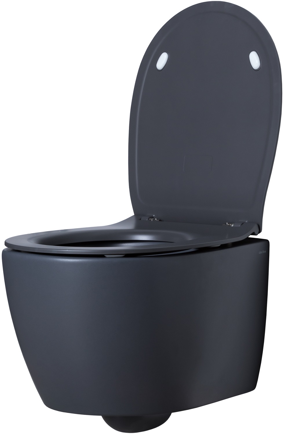 Allen Brau Fantasy Чаша подвесного унитаза 36,3x51 см каскадный смыв, цвет: антрацит 4.11004.AN