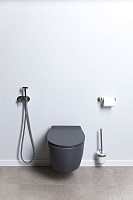 Allen Brau Fantasy Чаша подвесного унитаза 36,3x51 см каскадный смыв, цвет: антрацит 4.11004.AN