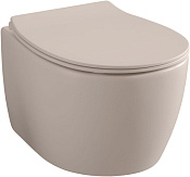 Allen Brau Fantasy Чаша подвесного унитаза 36,3x51 см каскадный смыв, цвет: айвори 4.11004.IV